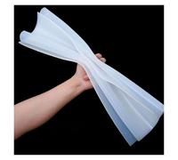 hojas de caucho de silicona, Lámina de caucho de silicona for esterilla térmica de horno de prensa al vacío, semitransparente, 200 x 200 x (0,5-10) mm(200x200x1mm)