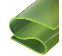 hojas de caucho flexibles de poliuretano de silico Polyurethane Sheet Yellow Translucent 500x500x(1-30) mm(500 * 500 * 20mm)