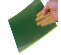 hojas de caucho flexibles de poliuretano de silico PU Polyurethane Sheet Yellow Semi-Transparent 100mm X 1-20mm Thickness(Thickness:5mm)