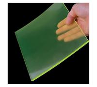 hojas de caucho flexibles de poliuretano de silico PU Polyurethane Sheet Yellow Semi-Transparent 200mm x 500mm Thickness 1-10mm(Thickness:8mm)