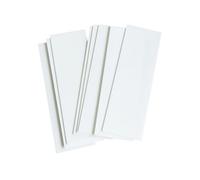 Hojas de cerámica de alúmina - Cerámica aislante térmicamente conductora for investigación y experimentos científicos - 10 piezas(10x85x0.8mm)