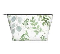 Hojas de Color Verde Salvia, Bolsa de artículos de tocador Bolsa de Maquillaje Bolsa de cosméticos Bolsa de artículos de tocador de Viaje portátil