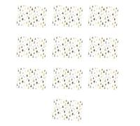 Hojas de envoltura de celebración de Navidad con patrón de reno, papel fácil de usar para decoración de caja de regalo, decoración de Navidad, oficina, fiestas