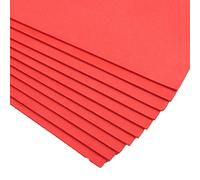 Hojas de espuma DIY creativas for niños: 10 colores mezclados, papel de esponja EVA de 2 mm de espesor for artes y manualidades(Red)