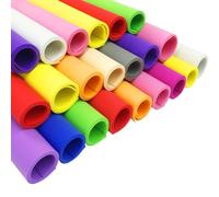 Hojas de espuma EVA 48 piezas 1 mm de espesor 12 x 8 12 hojas de espuma de colores surtidos Hoja para manualidades de bricolaje Papel seguro y no tóxico para artes y manualidades, proyectos escolares