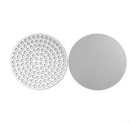 Hojas de filtro de cesta de portafiltro para máquinas de espresso con tamaños de 51 mm, 53 mm, 58 y 5 mm, diseño de doble capa que incluye hojas de una y doble capa para mejores resultados de
