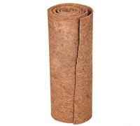 Hojas de forro de fibra de coco, rollo de forro de fibra de coco, rollo de forro de coco natural, tapete de palma de coco recortable, tapete de fibra de coco (40 x 100 cm)