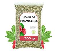 Hojas de Frambuesa 200 gr - Té de Hojas de Frambuesa Cortadas - Frambuesa Hojas para Infusión - Propiedades Naturales - Infusión de Hierbas (200 gr)