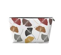 Hojas de gingko, Bolsa de artículos de tocador Bolsa de Maquillaje Bolsa de cosméticos Bolsa de artículos de tocador de Viaje portátil