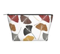 Hojas de gingko, Bolsa de artículos de tocador Bolsa de Maquillaje Bolsa de cosméticos Bolsa de artículos de tocador de Viaje portátil