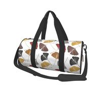 Hojas de Gingko, Bolsa de Viaje de Gran Capacidad, Bolso Redondo, Bolsa de Viaje Deportiva, Bolsa de Mano, Bolsa de Fitness