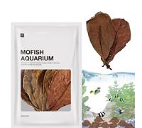 Hojas de indios para acuarios - Exaltador natural de agua, hojas secas seguras para acuarios | Suplementos naturales para acuarios, hojas secas seguras, camarones y peces tropicales,