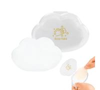 Hojas de jabón de viaje - de 50 mini escamas de jabón en forma de nube | Papel de lavado de manos portátil para uso interior y exterior, camping, senderismo