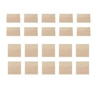 Hojas de madera para manualidades, madera de tilo natural sin acabar, hojas cuadradas de madera, paquete de 10 unidades para manualidades, pintura, dibujo, grabado, quema de madera, corte CNC