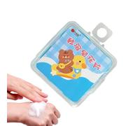 Hojas de mano solubles, hoja perfumada de viaje, hojas de limpieza portátiles para estudiantes para niños y adultos