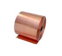 hojas de metal de cobre puro, T2 Copper Sheet Strip 99.99% Purity Multiple Sizes 0.1mm-1mm Thickness 10mm-50mm Width(1mm x 20mm)