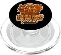 Hojas De Otoño Y Foraging por Favor Amante del Otoño PopSockets PopGrip para MagSafe