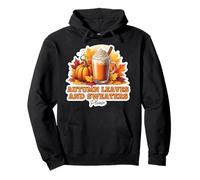 Hojas de otoño y suéteres por Favor Amante del otoño Calabaza Especias Sudadera con Capucha