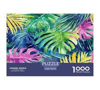 Hojas de Palma 1000 Piezas Rompecabezas Clásicos Inteligencia Juguete Pasatiempo Creativo Diversión EduGatoivo 70x50cm/1000pcs