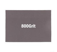 Hojas de papel de lija impermeables de 230 x 280 mm, carburo de silicio para lijado húmedo y seco, para moler, pulir, incluye varios tamaños de grano de 60 # a 2000 # (800 #)