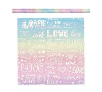 Hojas de papel de regalo - Papel de regalo Rainbow | Pappel de regallo para familia, reuniones, celebraciones, bodas y fiestas de cumpleaños.