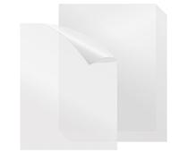 Hojas de papel Glassine - Paquete de 100 papeles de vidrio para obras de arte, proteger fotos, impresiones, documentos, productos horneados, pasteles, 8 x 11.5 pulgadas