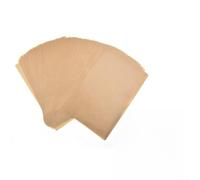 Hojas de papel pergamino sin blanquear 20 x 30 cm, papel de hornear antiadherente para pan, galletas, pasteles, apto para microondas, 100 unidades