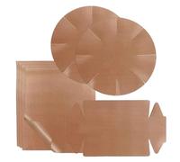 Hojas de pergamino | Herramientas reutilizables antiadherentes de alimenticio, forros de papel para freidora de aire | para microondas, vaporizadores, freír hogar, camping, barbacoa, picnic