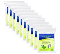 Hojas de plástico para Pintar, Tela Transparente Impermeable de tamaño más Grande para Cubrir Muebles, 10 Piezas de 9 x 12 pies, Fundas de Lona Desechables para Suelo