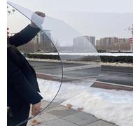 Hojas de policarbonato transparente de 1 mm de grosor, paneles acrílicos fáciles de instalar para invernaderos, tamaño 0,8 x 1 m, cubierta de repuesto duradera para una transmisión óptima de la luz