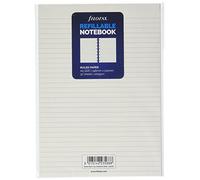 Hojas de recambio Filofax para cuaderno tamaño A5 (a rayas), color blanco