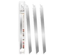 Hojas de Sierra Alternativa LEILUO | Acero inoxidable sin revestimiento, vástago universal de 0.5 pulgadas para Sawzall, para carnicería de huesos de carne