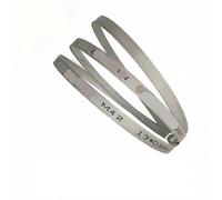 Hojas de sierra de cinta bimetálica de 1640mm, 2 uds., 1640x13x0,65mm, hoja de sierra de cinta for cortar metales M42 for carpintería (Color : 10-14T, Size : Metal Cutting)