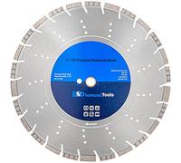 Hojas de sierra de diamante multiusos de 16 pulgadas para hormigón duro/reforzado, asfalto, granito, terrazzo, tuberías de hierro dúctil, profundidad de corte de 5-5/8 pulgadas, eje de 1 pulgada