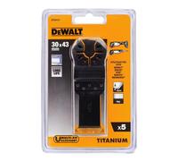 Hojas de sierra de titanio DeWALT para corte de metal 30 x 43 mm (5 piezas) DT20727