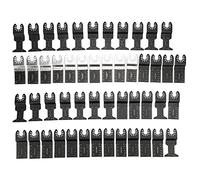 Hojas de Sierra Multiherramienta, Kit de Hojas de Sierra de 50 Piezas, Accesorios para Herramientas Oscilantes, Juego de Hojas de Sierra Oscilante, Accesorios para Herramientas
