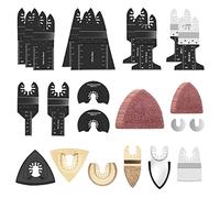 Hojas de Sierra Oscilante, 81 Pcs Accesorios para Herramientas Oscilantes Multifunción, Cuchillas Oscilantes, Cuchilla de Corte, Universales de Madera, Plástico y Metal para Dewalt Worx Rockwell