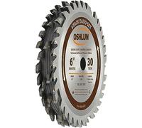 Hojas de sierra Oshlun SDS-0630, 30 dientes, 152 mm, vástago de 15,88 mm