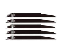 Hojas de sierra recíprocas demolición madera 9 cuchilla del grueso la pulgada 6TPI 1.6m m for el material desmontaje auto(Rose red)