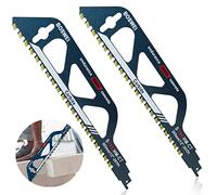 Hojas de Sierra Sable, 2 Pcs Sierra de Sable para Madera, Profesión Hojas para Sierra Alternativa, Universal Hoja de Sierra para Hormigón Celular, Losas de Cemento y Hormigón (S1243HM, 305 mm)