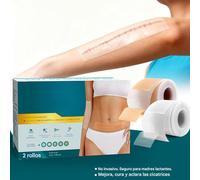 Hojas De Silicona Para Cicatrices - 2 Rollos Parches Nutritivos Para El Cuidado De La Piel Cortables,Tiras De Silicona Para Eliminar Cicatrices | Para Recuperación De Cesárea Abdominoplastía Hombro Br