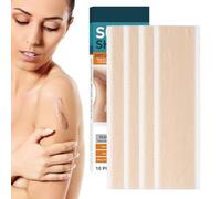 Hojas de Silicona para Cicatrices,Hojas de Silicona para Cicatrices, Hojas invisibles transparentes de gel de silicona de 10 piezas para cicatrices, Cuidado del cuerpo, parches autoadhesivos cortables