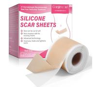 Hojas de Silicona Para Cicatrices,Silicone Scar Sheets 1.6'' X 120''Roll-3m - Cinta Cicatrizante Reutilizable Para Cicatrices QuirúRgicas, SáBana Cicatrizante de Silicona Indolora