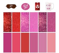 Hojas de tinta de transferencia para máquina de prensa de calor, sublimación de papel de transferencia de color sólido para prensa de tazas Cricut, papel de sublimación preentintado con purpurina de