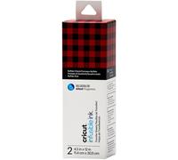 Hojas de transferencia de tinta infusible Cricut - 11,4 x 30,5 cm - Patr n de cuadros de b falo - Para la prensa de tazas Cricut Explore Air 2