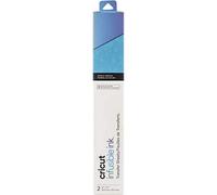 Hojas de transferencia de tinta infusible Cricut - 2 hojas de 30 x 30 cm - Patr n de arco ris negro - Para Cricut EasyPress Maker Explore Air 2