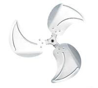 Hojas de ventilador de piso industriales de 12 pulgadas, hojas de ventilador gruesas de aleación de aluminio para eje de 12 mm, piezas de repuesto resistentes para ventiladores de pie (16 pulgadas)