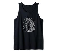 Hojas del espíritu del viento samurái Camiseta sin Mangas