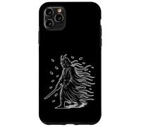 Hojas del espíritu del viento samurái Carcasa para iPhone 11 Pro Max
