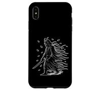 Hojas del espíritu del viento samurái Carcasa para iPhone XS Max
